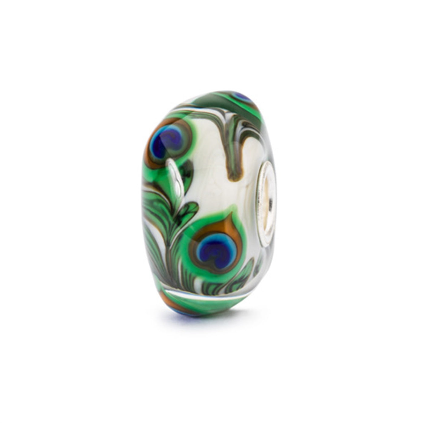 Prehnite Peacock Bead