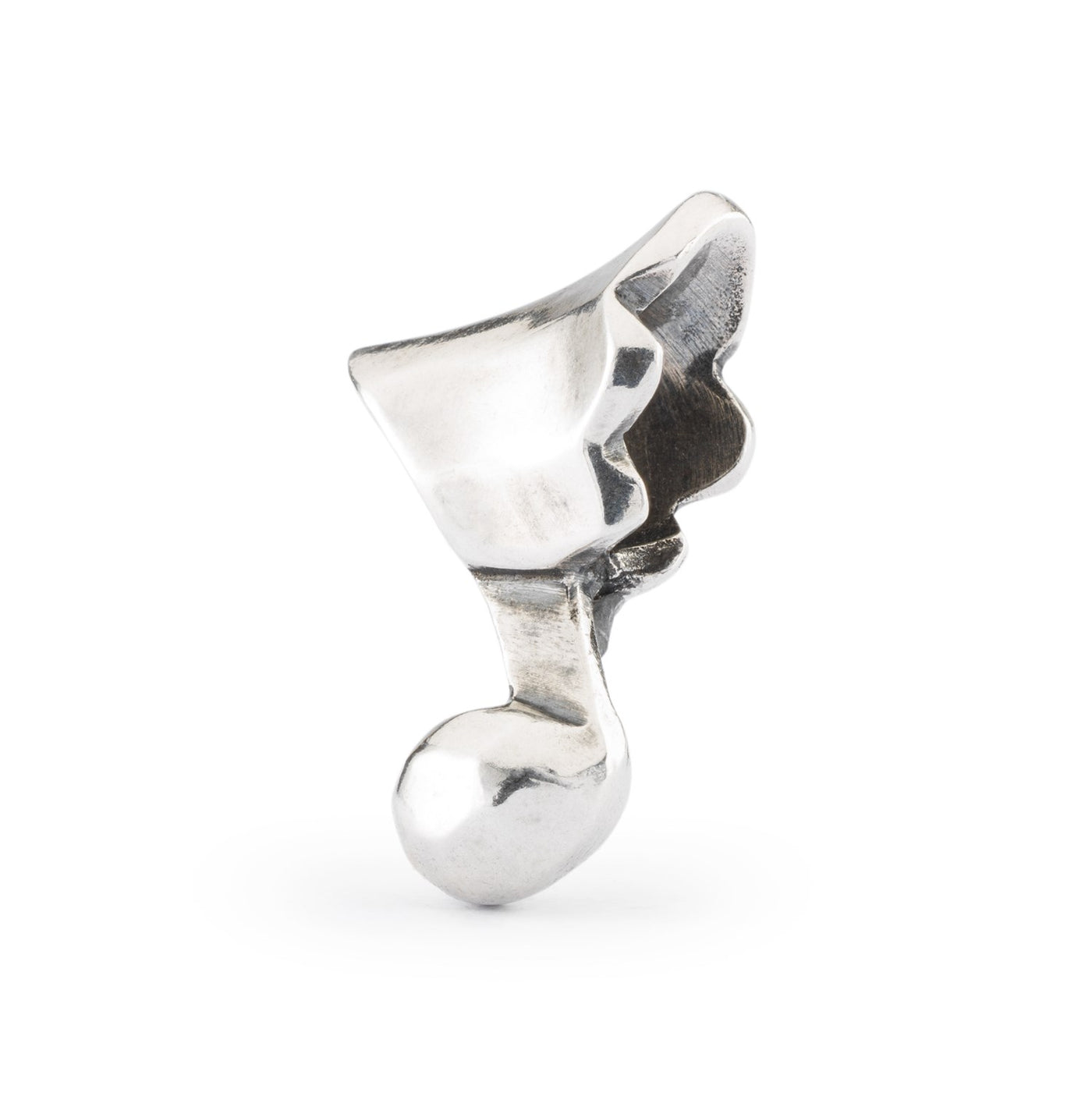 Musiknode kugle er helt lavet af sterlingsølv og indeholder et design af en musiknote, der symboliserer rytme og harmoni, til dit Trollbeads smykke.